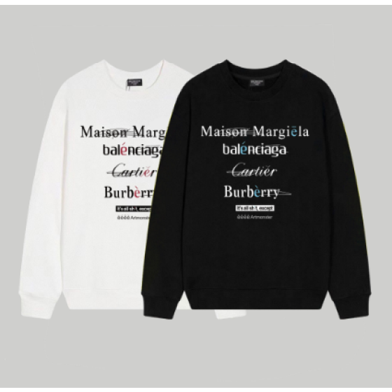 Balenciaga x Burberry print crewneck sweatshirt